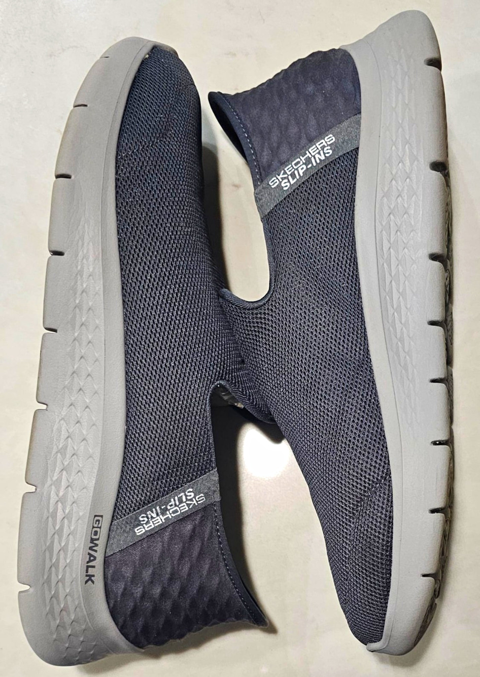 Skechers Slip-Ins GOwalk Men's Shoes Gray Sz 11 Pre-owned